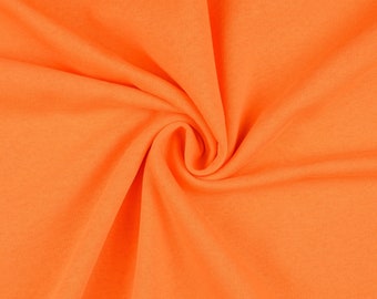 Sweatstoff uni, orange