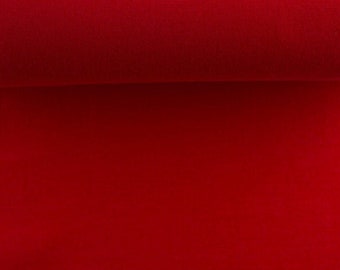 Cuff fabric smooth, red