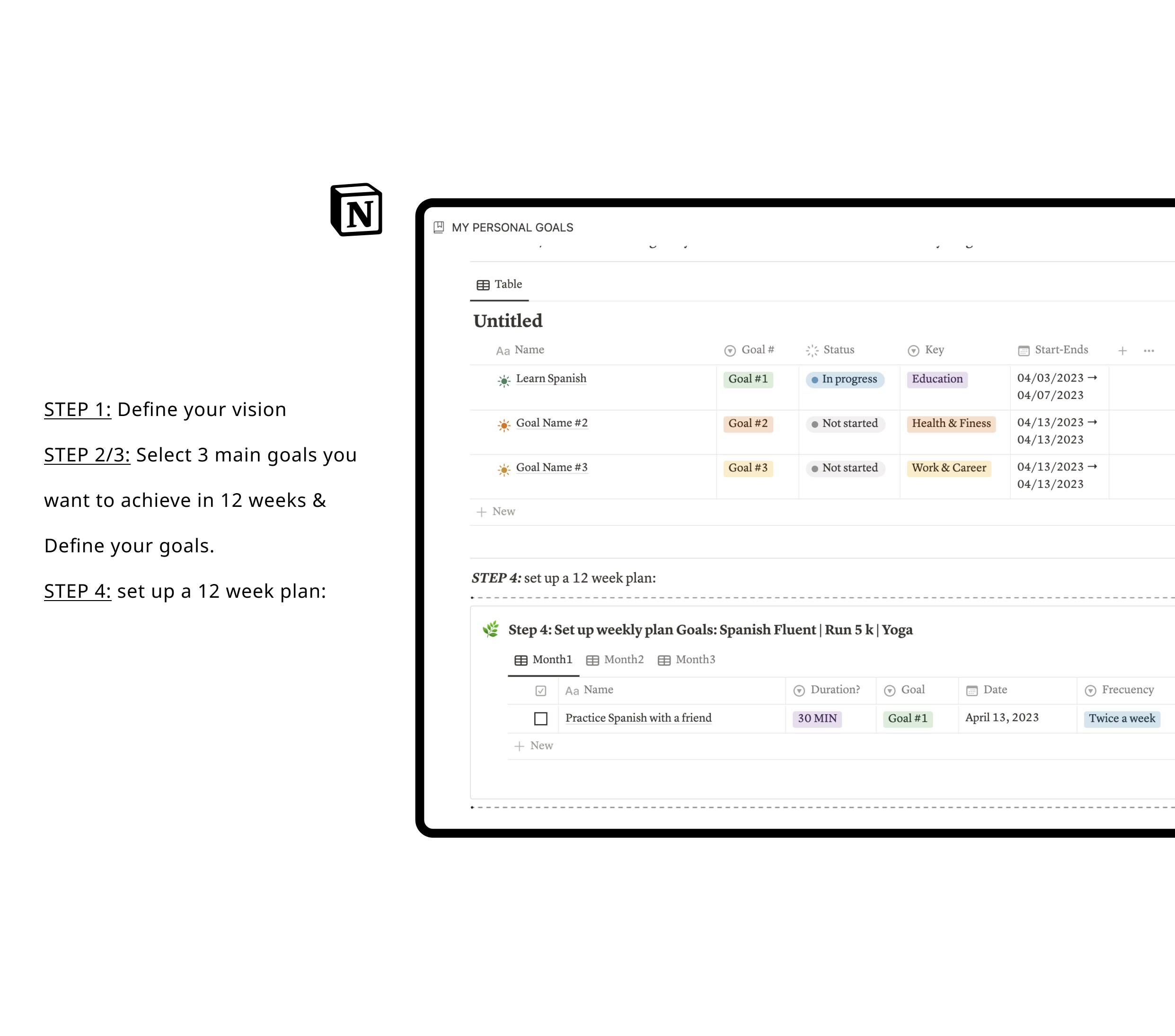 Steps That Transform Your Life in Just 6x12