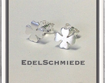 Small Lucky charm Earrings 925 clover