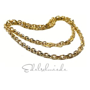 Necklace 333/- yellow gold anchor chain 50 cm stable strong gold chain