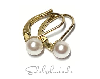 Ear Bouton Freshwater Pearl 5mm 333/- GG Earrings