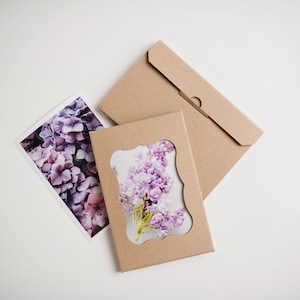 Map, foto-envelop met venster voor 10 prints 10x15cm (4x6)