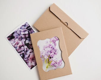 Folder, photo envelope with window for 10 prints 10x15cm (4x6)