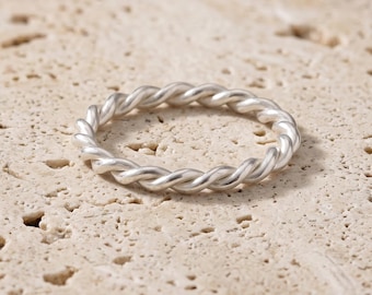 Anello per cordino, argento 2,5 mm