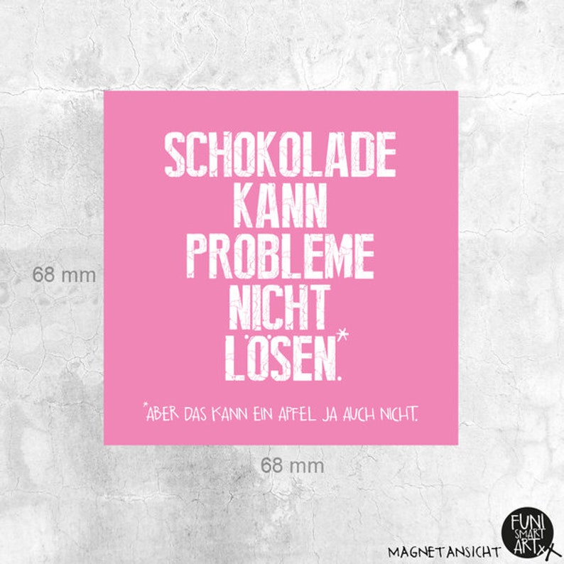 Schoko mit lustigem Spruch lustige Etsy