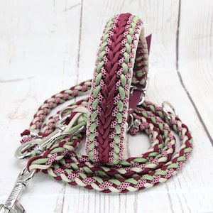 Handgefertigtes Hunde-Komplett-Set Leine, Halsband und Zeckenschutzhalsband, personalisierbar