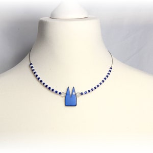 Collier Cologne Carnevale bleu et blanc Bijoux Cologne image 4