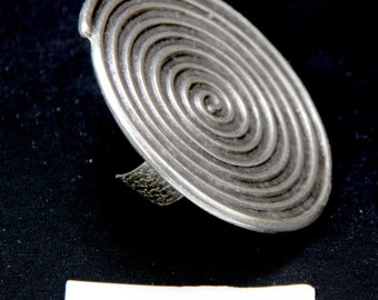 Damen Ring XL silber zamac #1