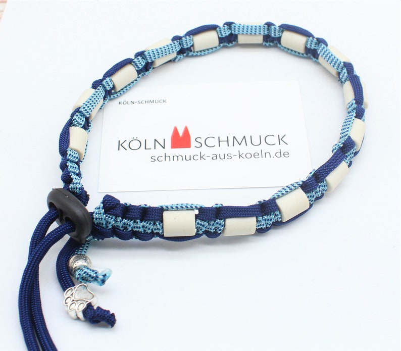 ZeckenschutzHalsband EM Keramik blau für den Hund Schönes Etsy