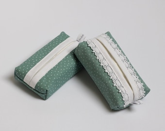 Tissue bag / Tatüta / Tissue case green