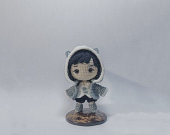 Wolf Boy Crochet Doll