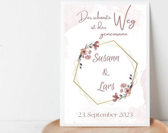 Wedding card personalized