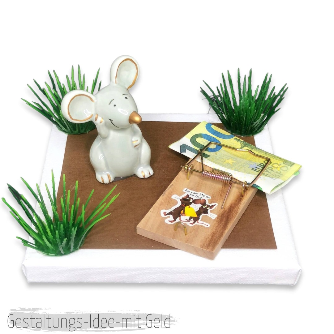Geld Geschenk zum Geburtstag Ein paar Mäuse für Dich Etsy.de
