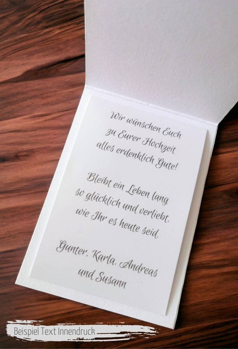 Geschenk zur Hochzeit personalisiert Geldgeschenk mit Hochzeitskutsche afbeelding 3