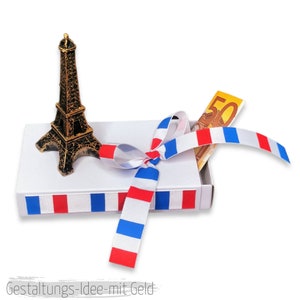 Geld Geschenk Box Urlaub Reise - Frankreich Paris Eifelturm