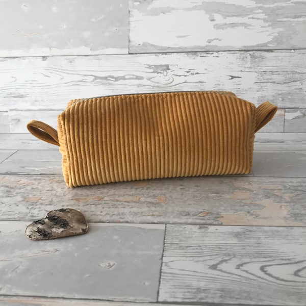 Pencil case, pencil case, pencil case, corduroy, in different colors