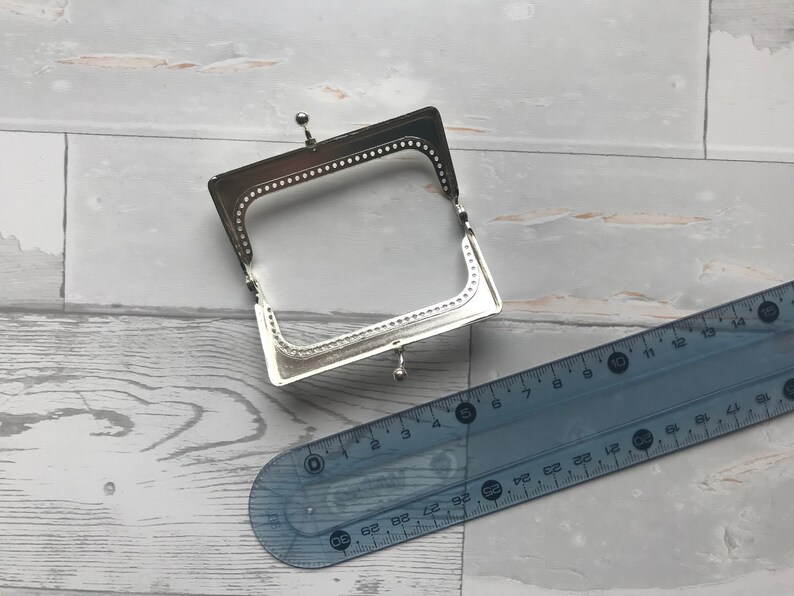 Taschenbügel, Taschenrahmen, Taschenrahmenrohling, Purse frame, aus 50er / 60er Jahre Bild 4