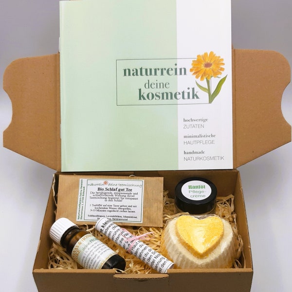 Geschenkset, Naturkosmetik Beauty Box "Deine kleine Auszeit"