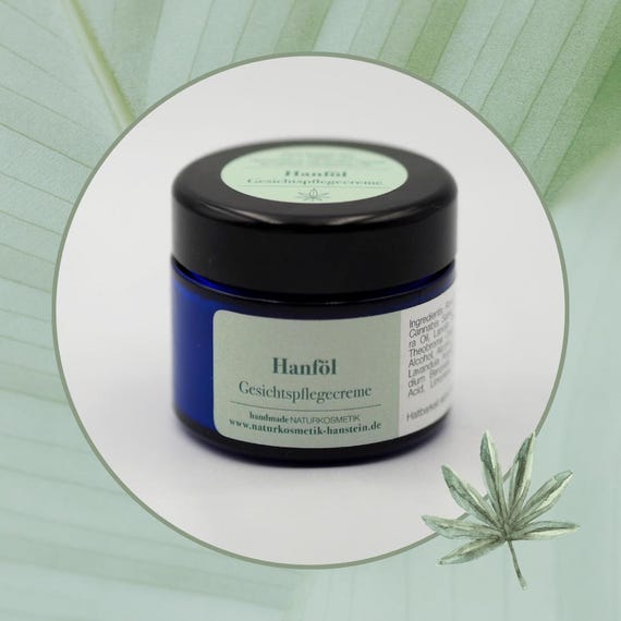 Hanföl Creme Naturkosmetik | Tages- & Nachtcreme ohne Parfüm | Reichhaltige Feuchtigkeitscreme und Anti-Aging Pflege für empfindliche Haut