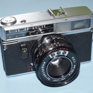 Vintage Soviet Sokol 2 Camera: Industar-70 Lens, Collectible - Etsy