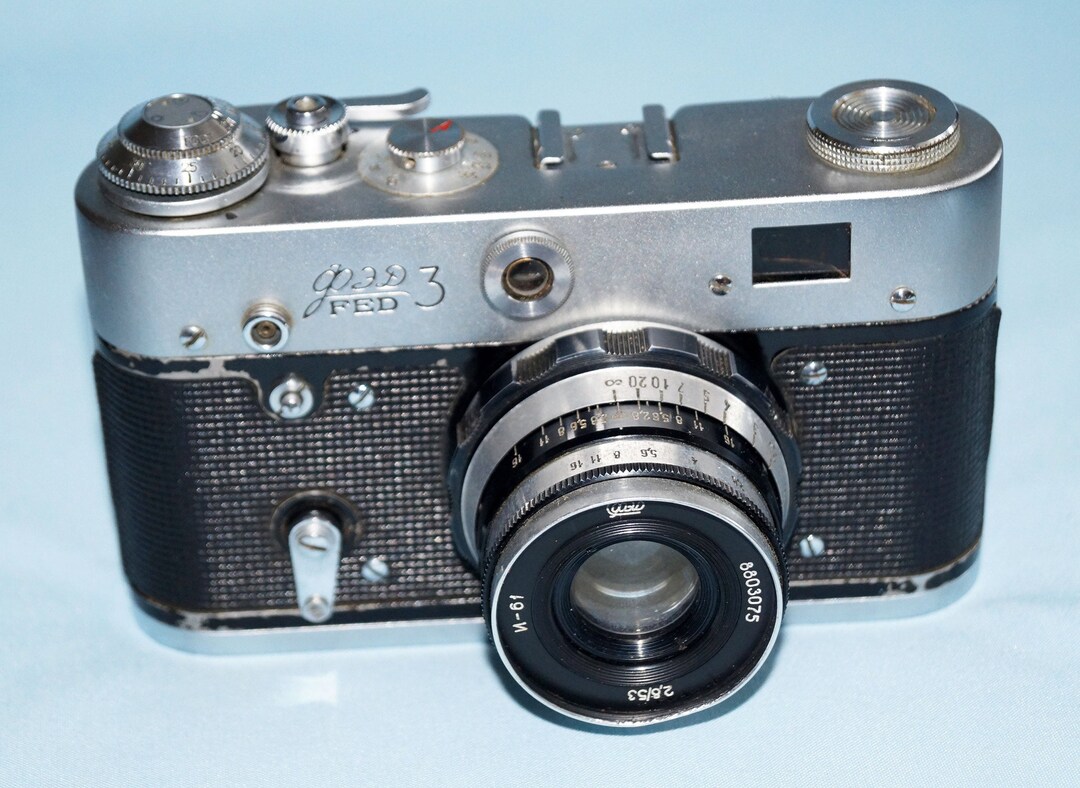 FED-3、induster-61 Buy Vintage FED 3 Camera: USSR Rangefinder Film Camera