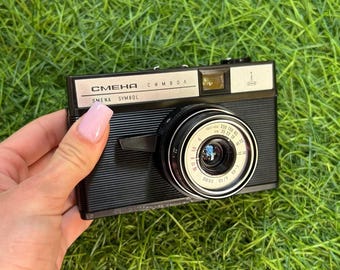 Working Smena Symbol Vintage 35mm Film Camera – USSR Analog Photo Gear, Retro Collectible