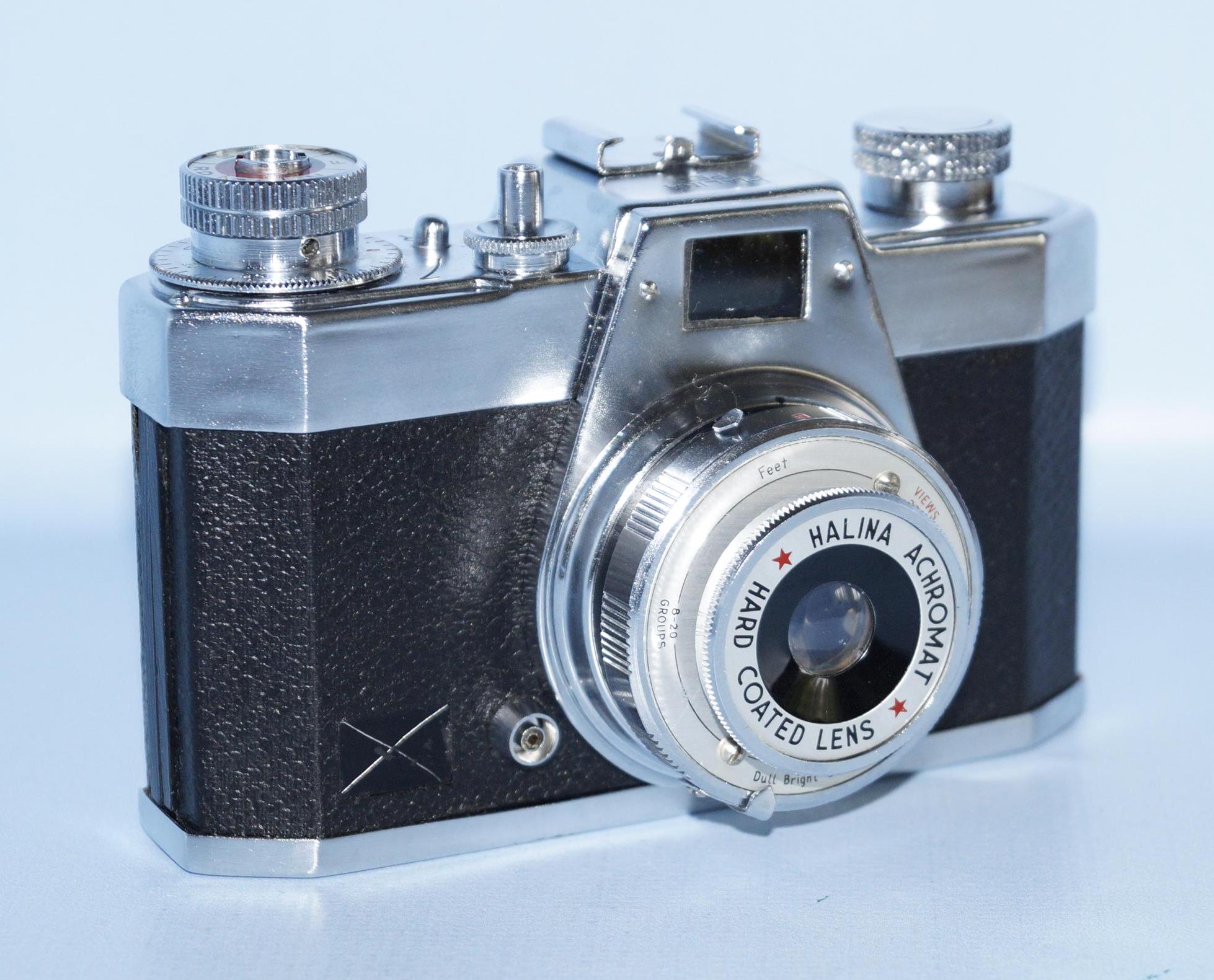 Halina Pet Vintage Camera: 1960s Film Camera, Working Condition