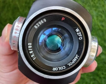 Vintage WPZO Janpol Color Lens: M42 Mount, Made in Poland - Etsy