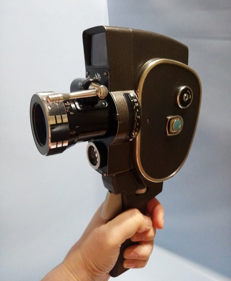 Movie Camera Quartz Rare Movie Camera Original Present Etsy