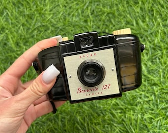 Cámara Kodak Brownie 127 vintage: cámara de película funcional, fotografía retro