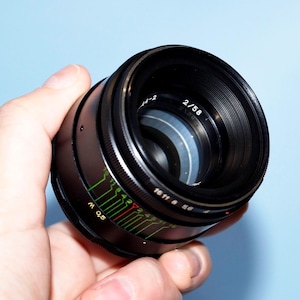 Helios Lens gift Working lens Antique lens Original lens Old lens Optics Helios Retro lens Camera lens Collectible lens Photograph
