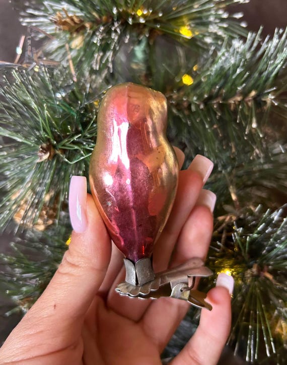 ソ連のヴィンテージクリスマスオーナメント：ガラス製オーナメント、4