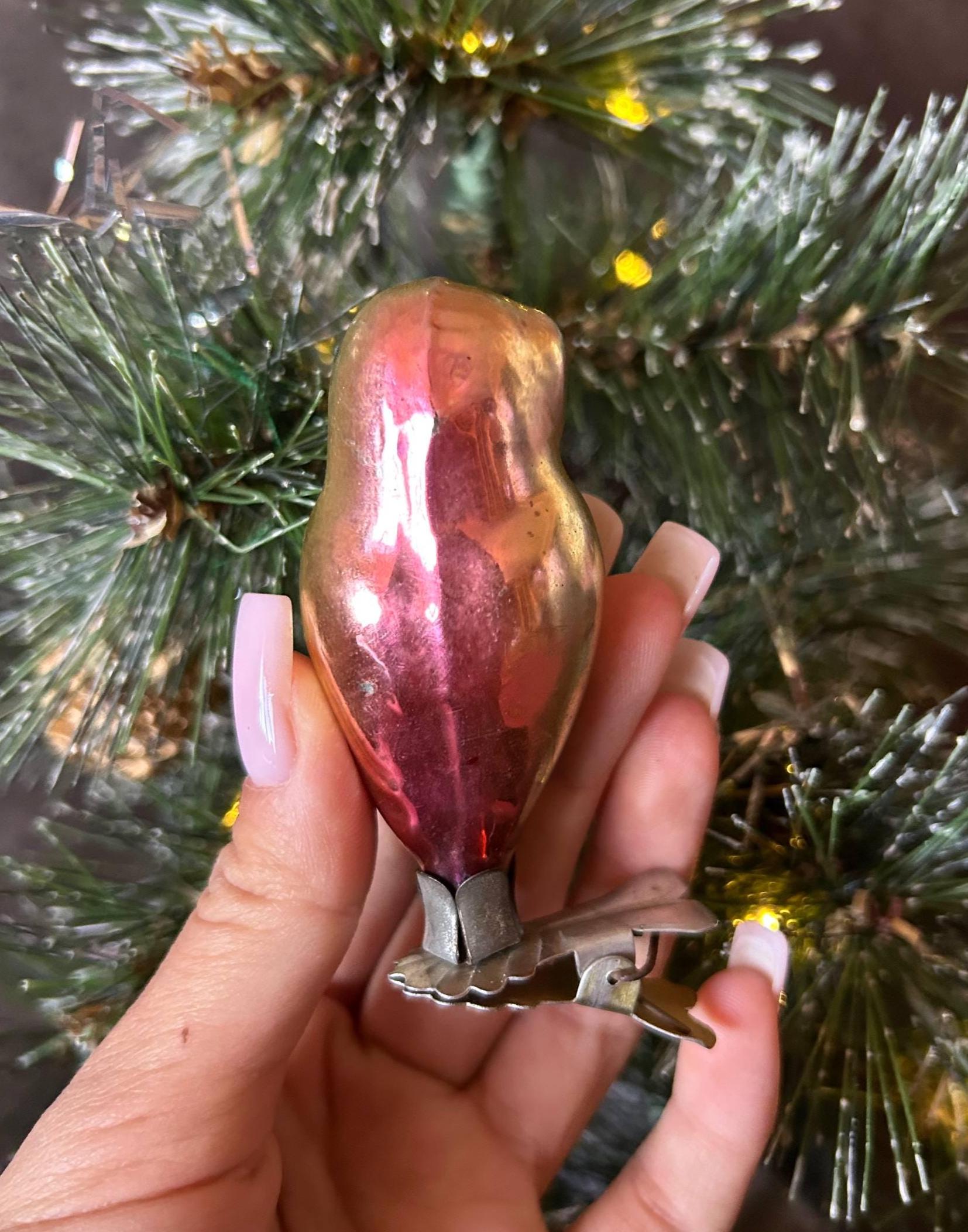 ソ連のヴィンテージクリスマスオーナメント：ガラス製オーナメント、4