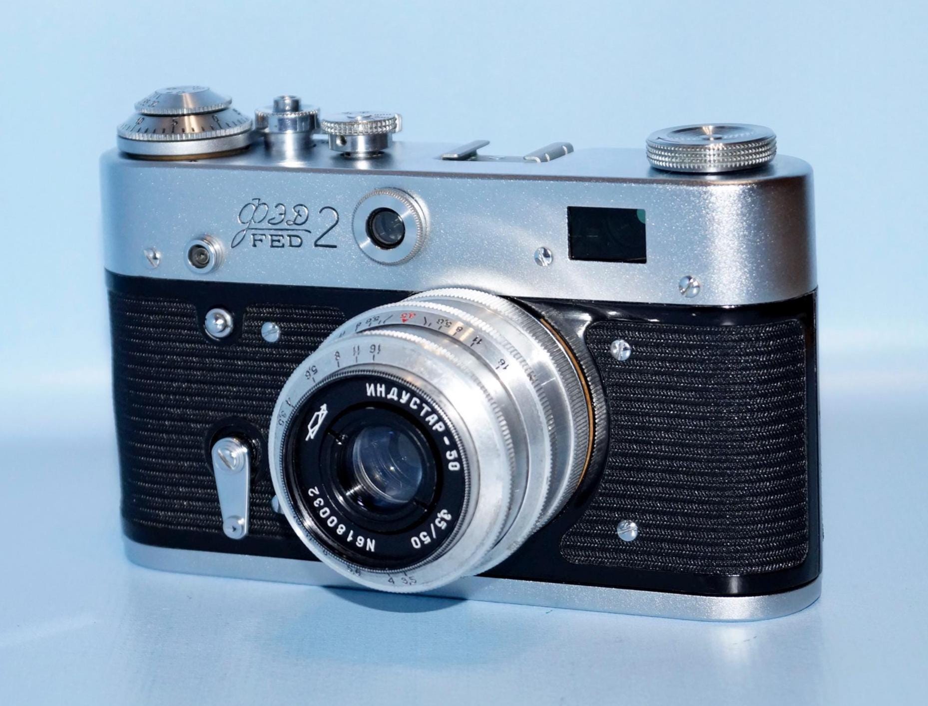 ヴィンテージFED 2カメラ、ソ連製フィルムレンジファインダー、動作品
