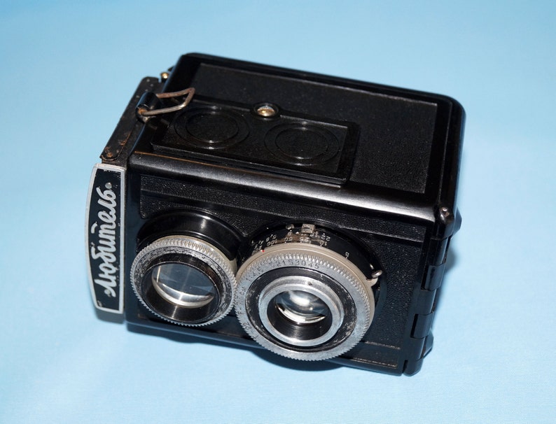 Vintage camera Rangefinder camera Antique camera Rare camera Camera Lubitel Old camera Working camera Lomo camera Film camera Soviet camera image 6