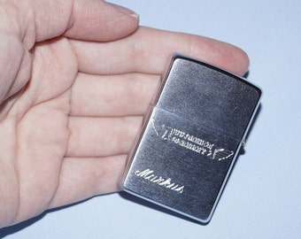 Vintage 1990s Zippo Lighter, Collectible Metal Lighter