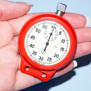 Stopwatch Stopwatch gift Stopwatch working Mechanical stopwatch Made in USSR Retro for him Original vintage Sports accessory Stopwatch USSR