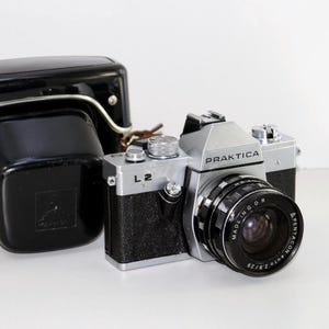 Camera gift Praktica Antique camera Rare camera Old camera German camera Vintage camera Film camera Retro camera Original camera Lens M42