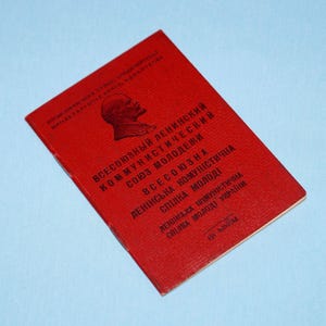 Dokumente der Sowjetunion Vintages Sammeln Sie originales russisches Karte Alte Ära Männer Retro Für Sammler Originales Geschenk Selten für Ihn Retro Papiere Einzigartig