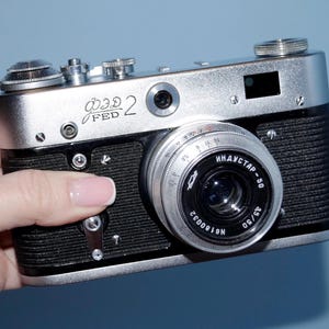 Photo camera Antique camera Camera gift 35 mm camera Original camera Fed camera Old camera Unique camera Collectible camera Film camera USSR