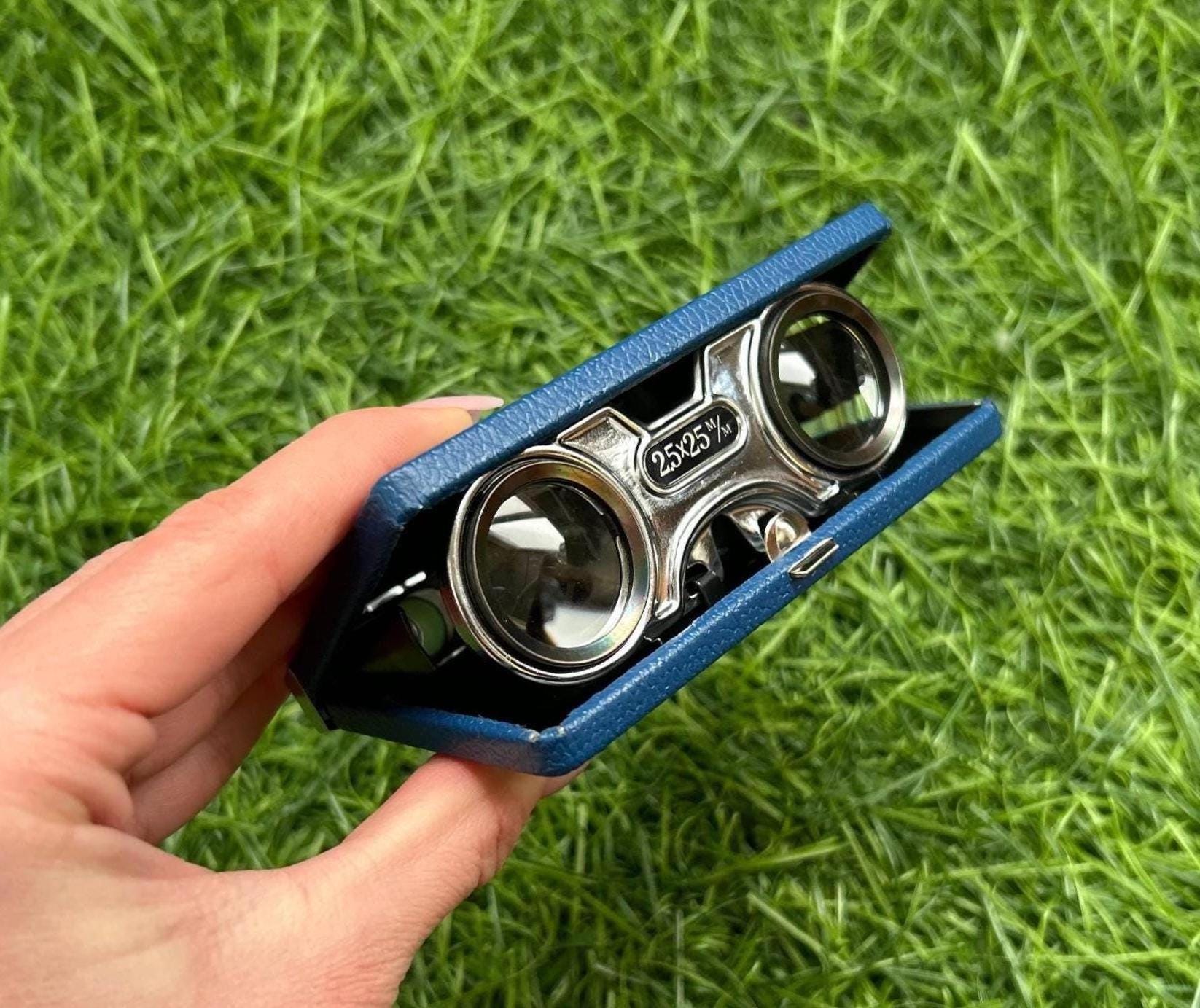 Vintage Opera Glasses: 2.5x25 Folding Binoculars - Made in Japan
