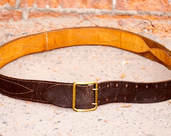 Military Gift belt Military belt Vintage belt Antique belt Military uniform Old belt Belt for men Military retro Red army Rare belt Original