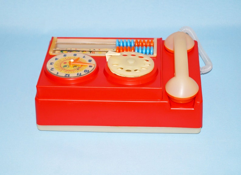 USSR toy Toy phone Old toy Vintage phone Collectible toy Kids play Rare toy Made in USSR  Retro toy Soviet era Art retro toy Retro toy decor