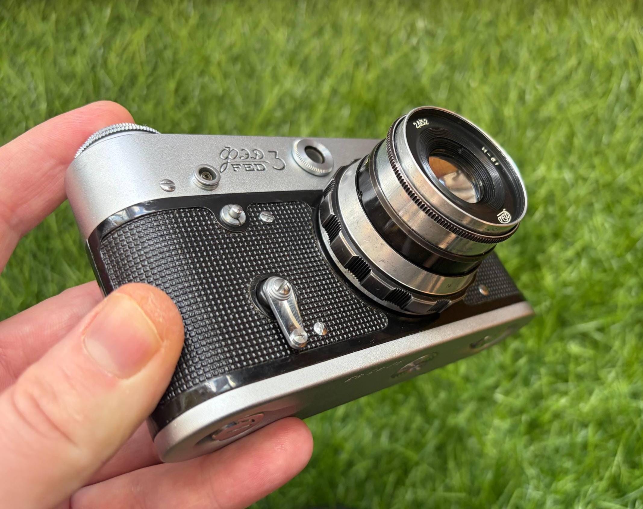 Vintage FED-3 35mm Film Camera With Industar-61l/d Lens – USSR