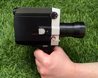 Working Quarz 1x8s-2 Super 8 Movie Camera, Vintage Soviet Zenit