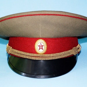 Vintage Soviet Army Officer Cap, Military Collection (size 57) - Etsy