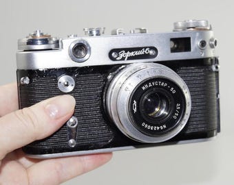 Zorki 6 Vintage 35mm Rangefinder Camera USSR Collectible Film camera