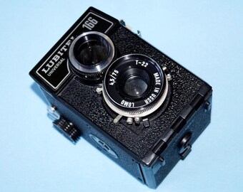 ルビテル166二眼カメラ – ソ連製フィルム二眼レフカメラ（動作確認済み
