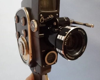 Movie Camera Quartz Rare movie camera Original present Collection present Soviet gift Retro cinema Made in USSR Video camera Working camera